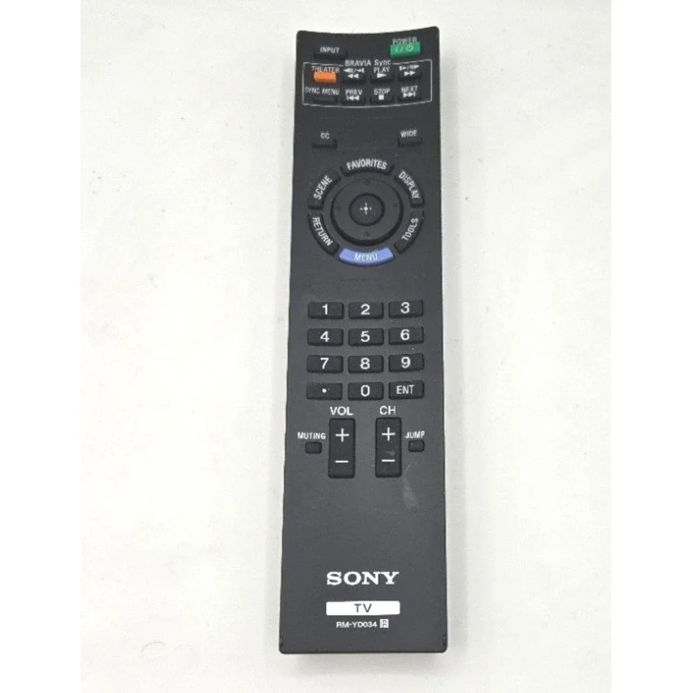 Sony RM-YD034 TV Remote Control Bravia Sync Tested Working‎ Product Description